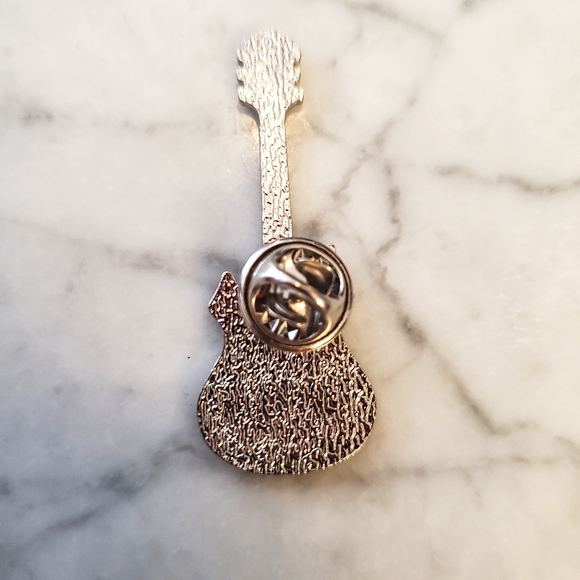 J. Garcia Scale tie with Guitar Pin - Picture 6 of 7